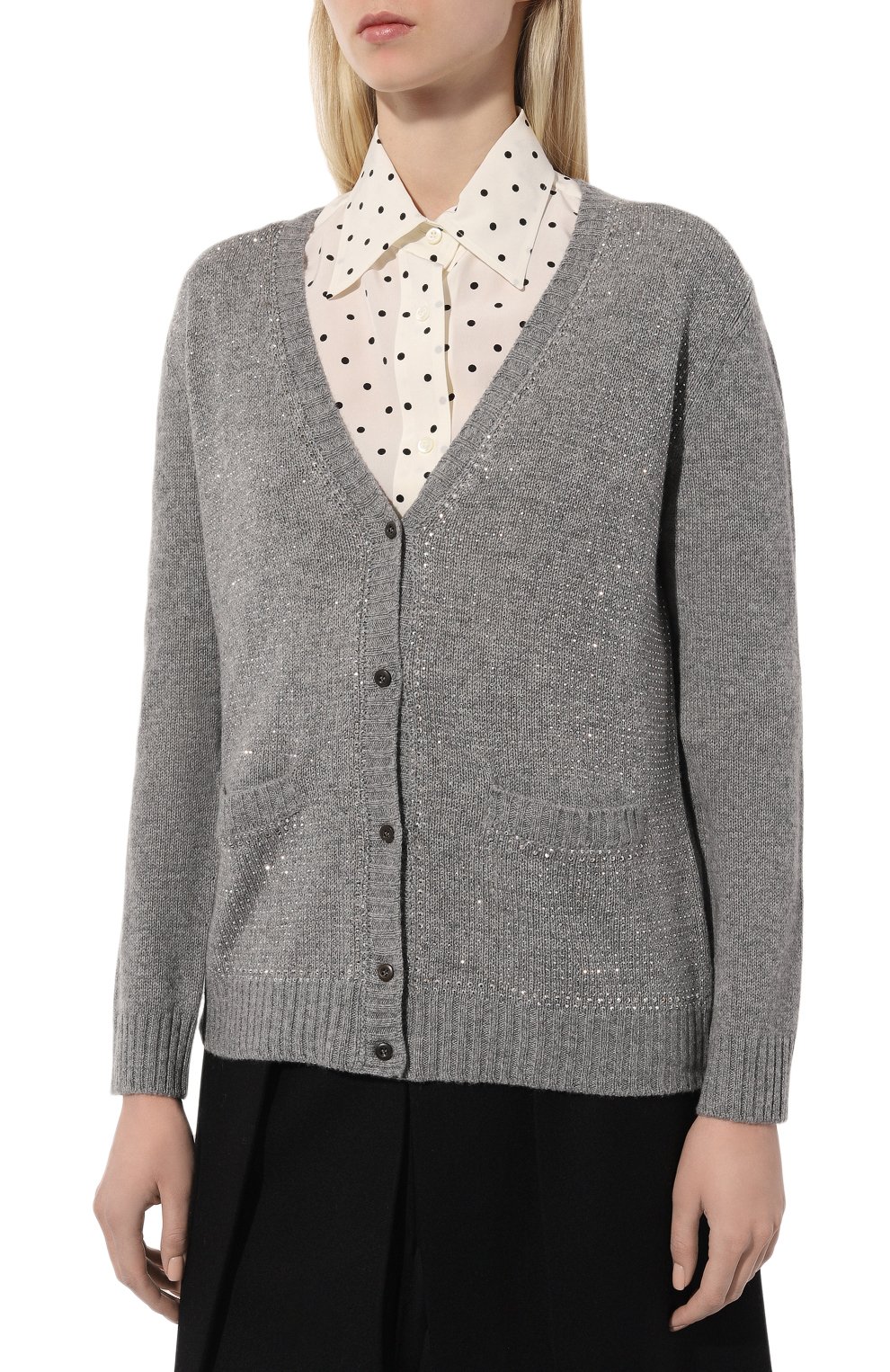 Кашемировый кардиган PRADA, арт. P25I68-10D6-F0031-221, фото 3