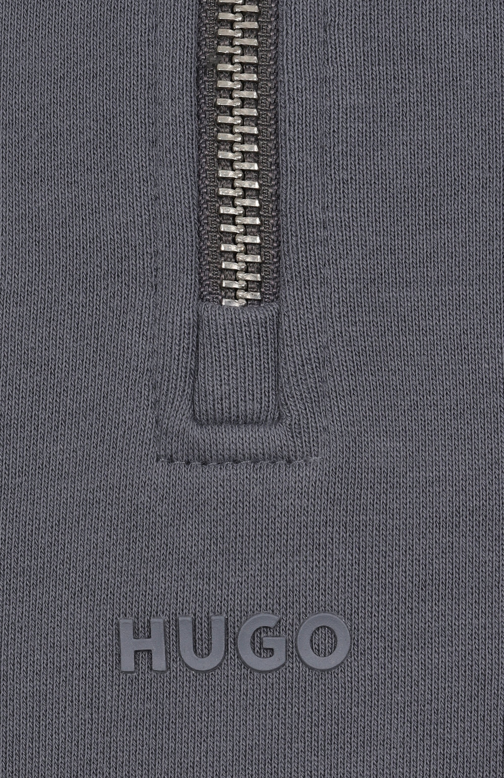 Хлопковый анорак HUGO серого цвета по цене 13600 руб., арт. 50525881, фото 6 Хлопковый анорак HUGO, арт. 50525881, фото 6