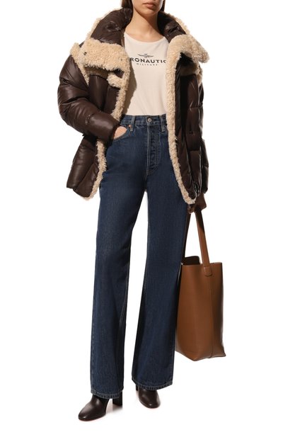 Пуховик URBANCODE STUDIO темно-коричневого цвета по цене 39950 руб., арт. BJ18508, фото 2 Пуховик URBANCODE STUDIO, арт. BJ18508, фото 2