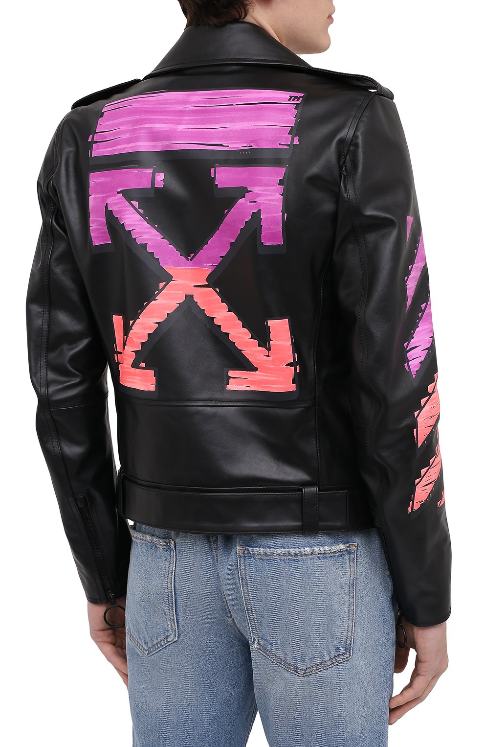 Кожаная куртка OFF-WHITE, арт. 0MJG016R21LEA001, фото 4