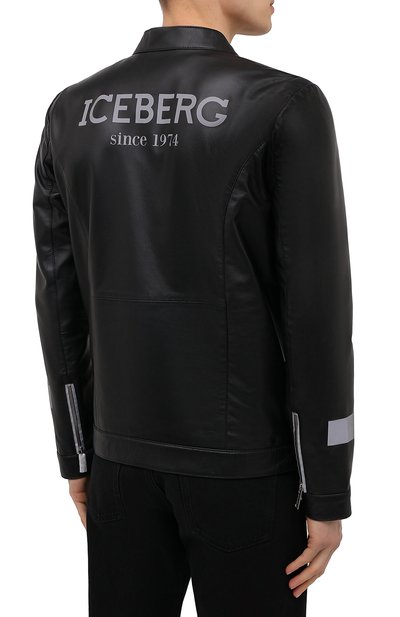 Кожаная куртка ICEBERG, арт. 21E I1P0/Z021/6801, фото 4