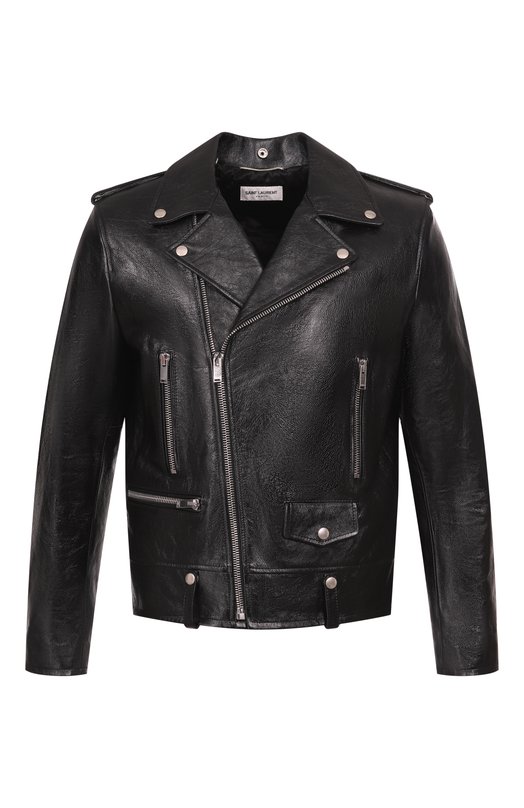 Кожаная куртка Saint Laurent 484284/YC2NI Чёрный 484284/YC2NI