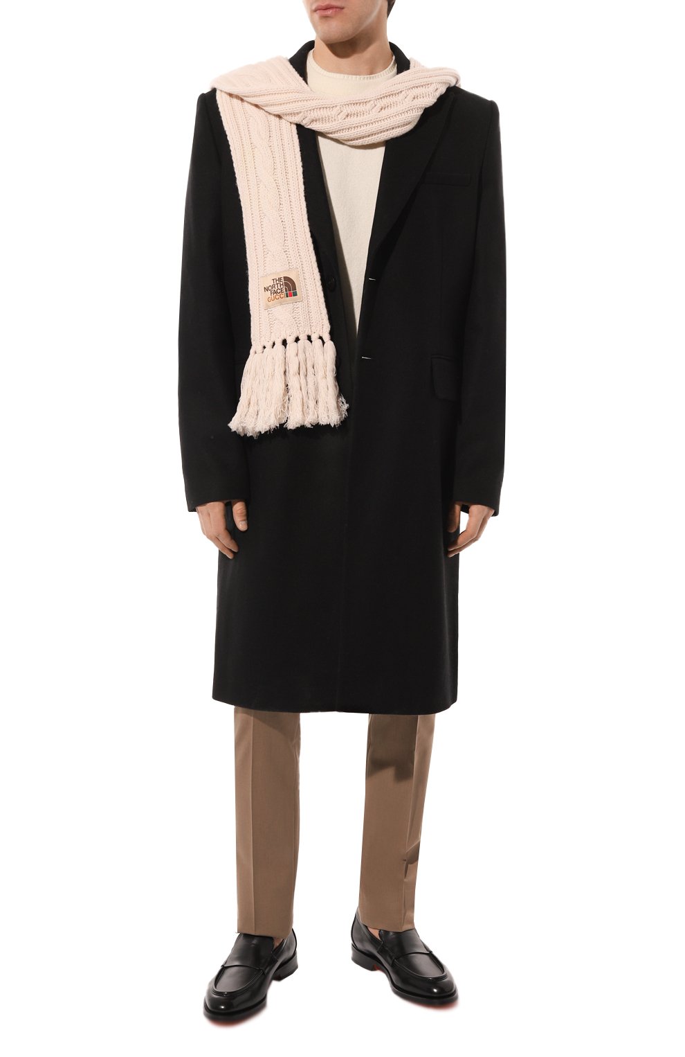 Шерстяной шарф the north face x gucci GUCCI, арт. 653561 4G200, фото 2