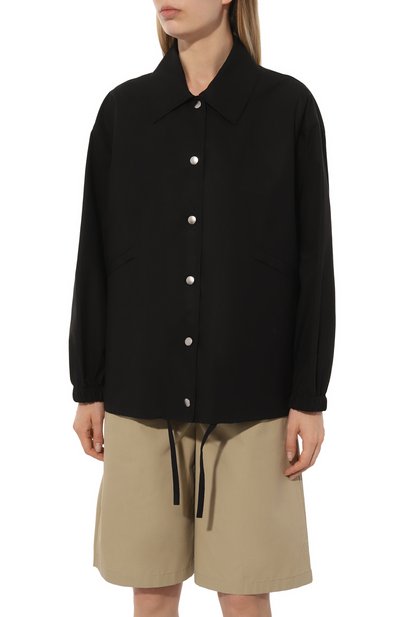 Хлопковая куртка JIL SANDER черного цвета по цене 161500 руб., арт. J04AM0001-J45063, фото 3 Хлопковая куртка JIL SANDER, арт. J04AM0001-J45063, фото 3