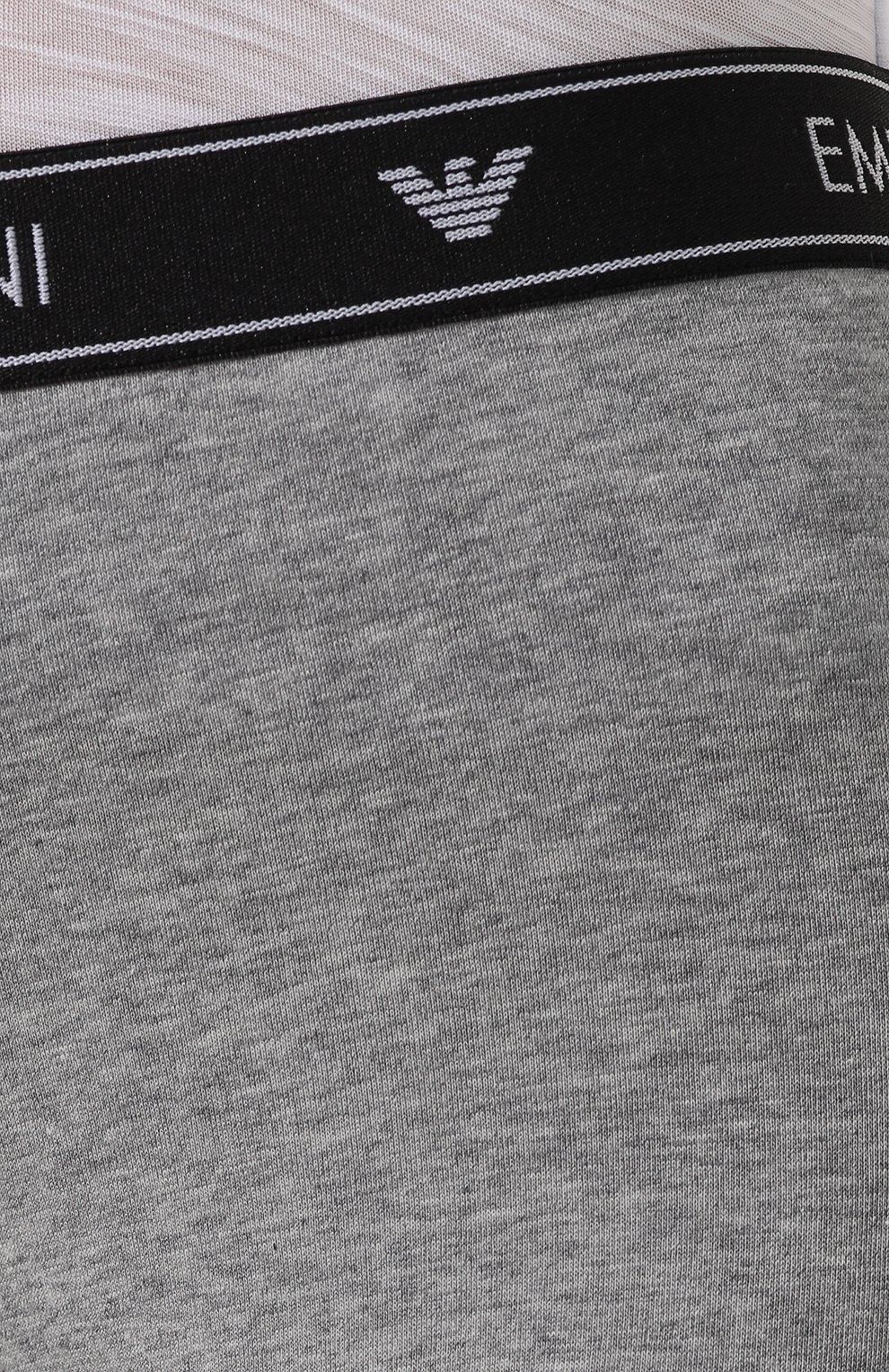 Хлопковые легинсы EMPORIO ARMANI серого цвета по цене 8995 руб., арт. 164162/9P317, фото 5 Хлопковые легинсы EMPORIO ARMANI, арт. 164162/9P317, фото 5