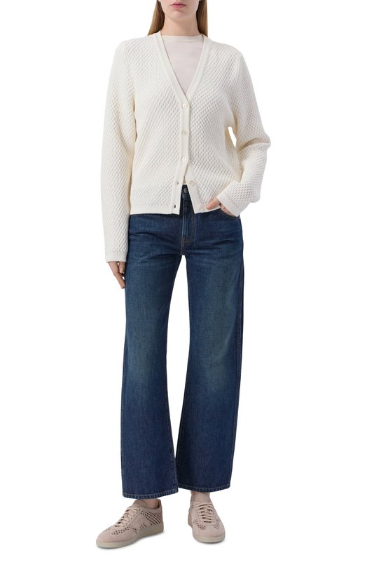 Замшевые кеды Santoni WBPG61470TITTSQC Бежевый  WBPG61470TITTSQC Фото 3