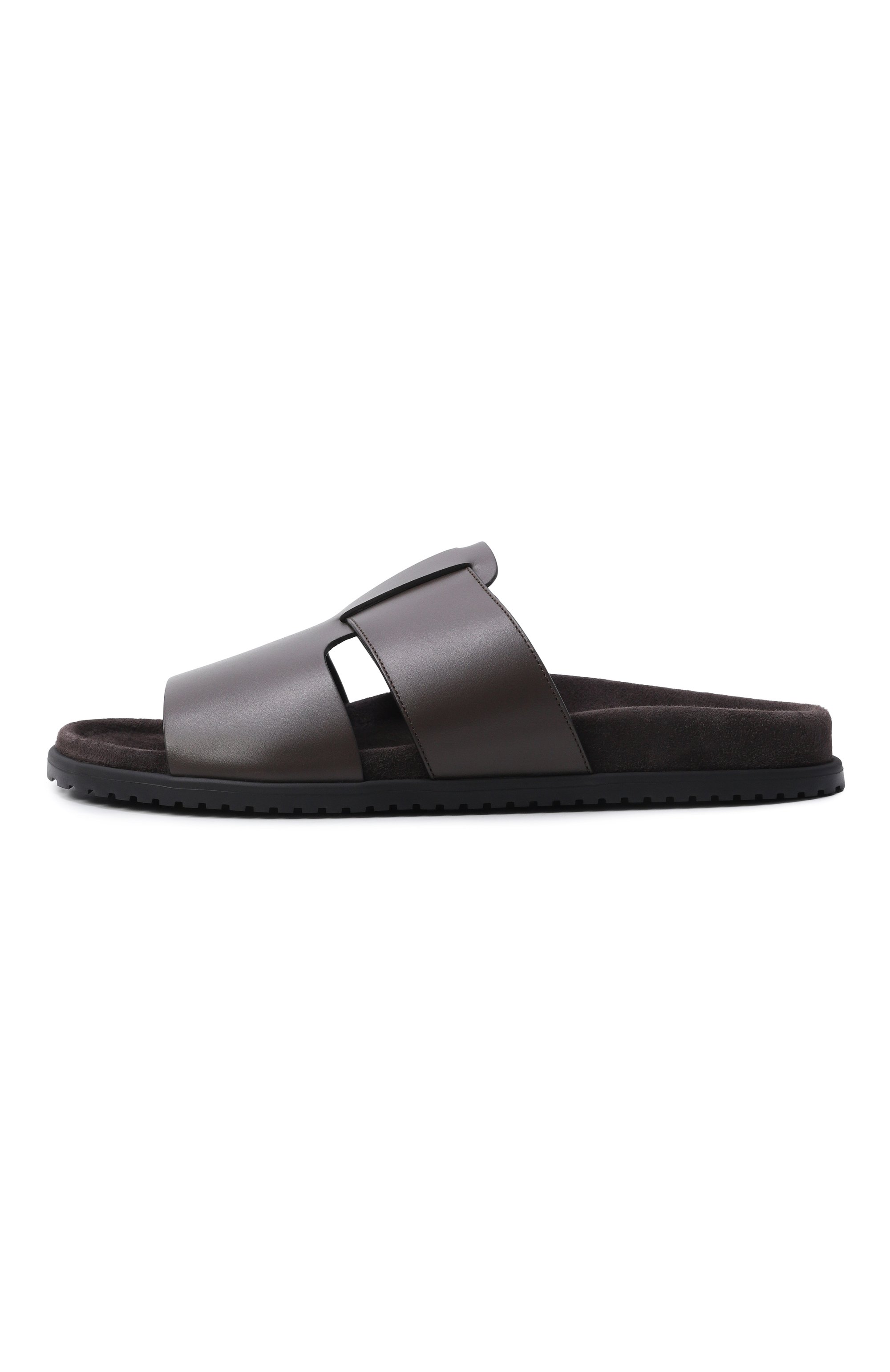 Кожаные шлепанцы DOLCE & GABBANA, арт. A80570/A0118, фото 3