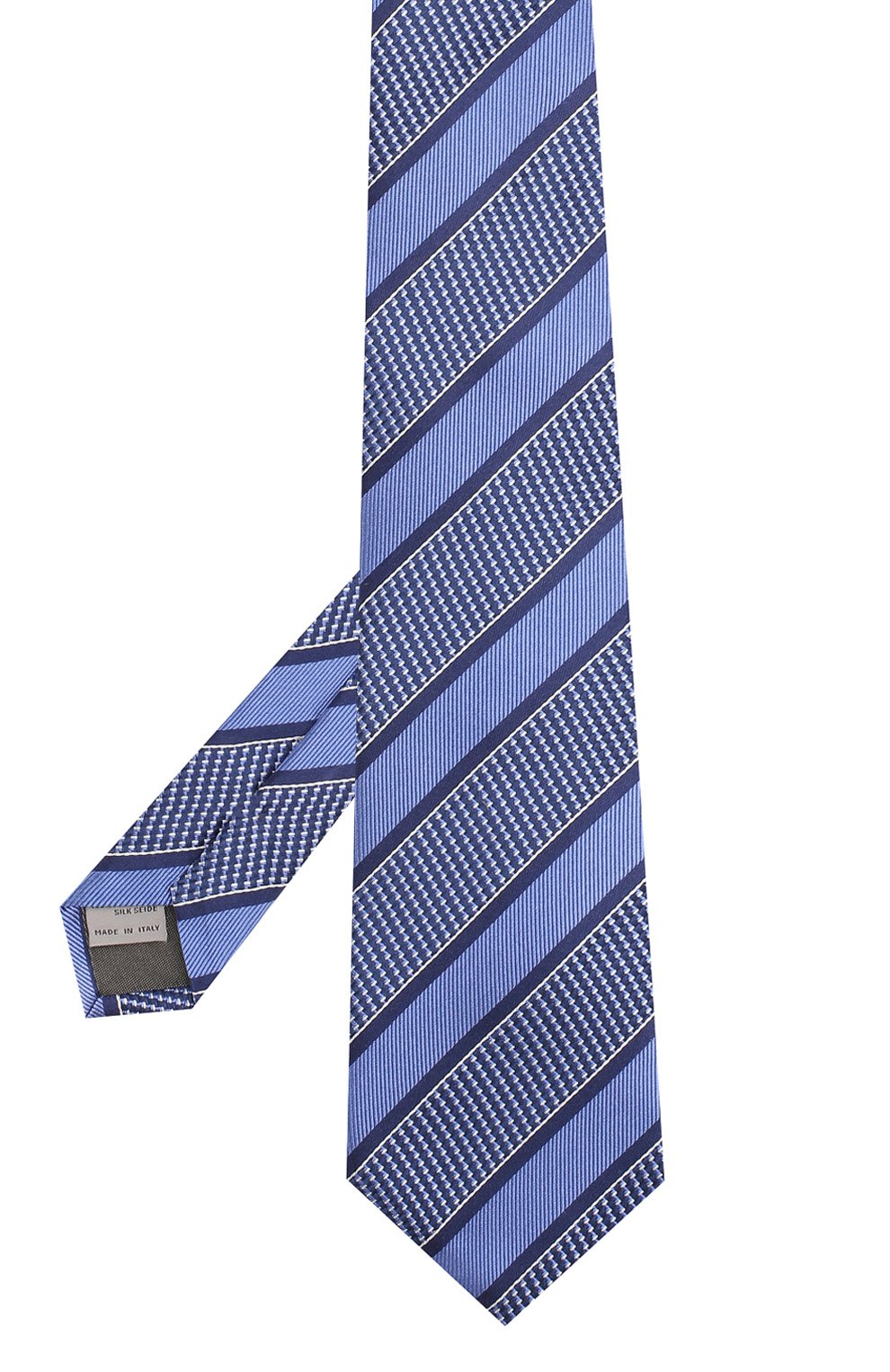 Шелковый галстук CANALI синего цвета по цене 8995 руб., арт. 18/HJ02058, фото 2 Шелковый галстук CANALI, арт. 18/HJ02058, фото 2