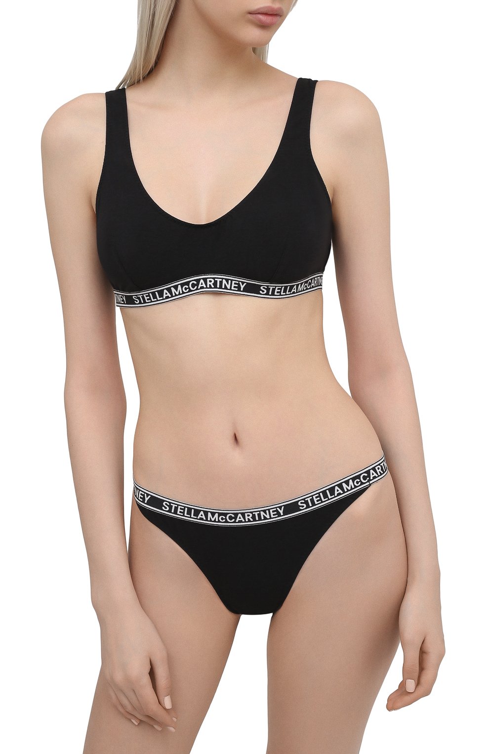 Хлопковые трусы-стринги STELLA MCCARTNEY, арт. S6L290780, фото 2