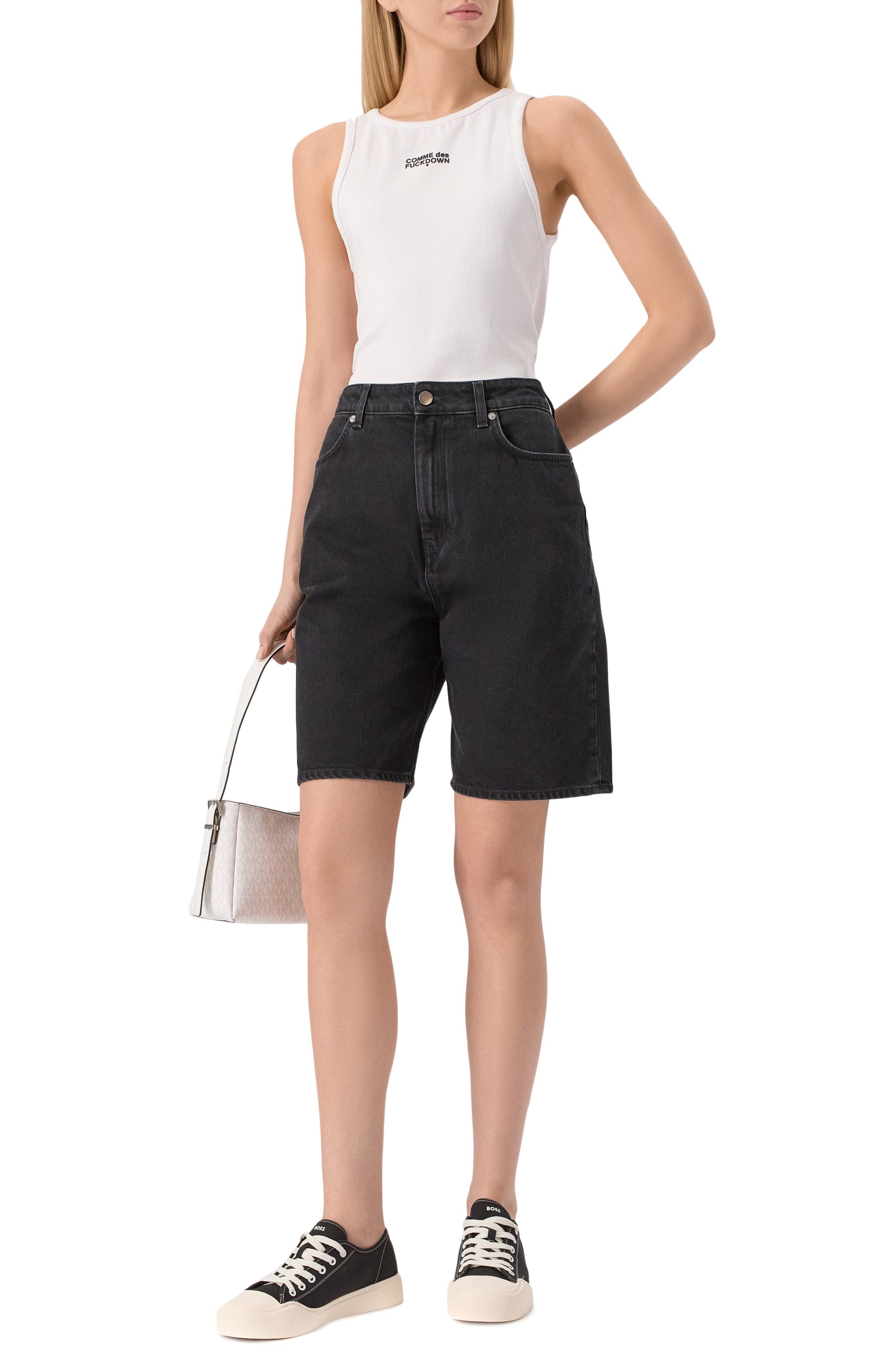 Хлопковая майка COMME DES FUCKDOWN, арт. CFABW01246, фото 2