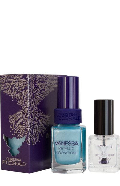 Женский лак для ногтей \лунный камень\" vanessa metallic moonstone + bond (12+9ml)" CHRISTINA FITZGERALD, арт. 9333381004581