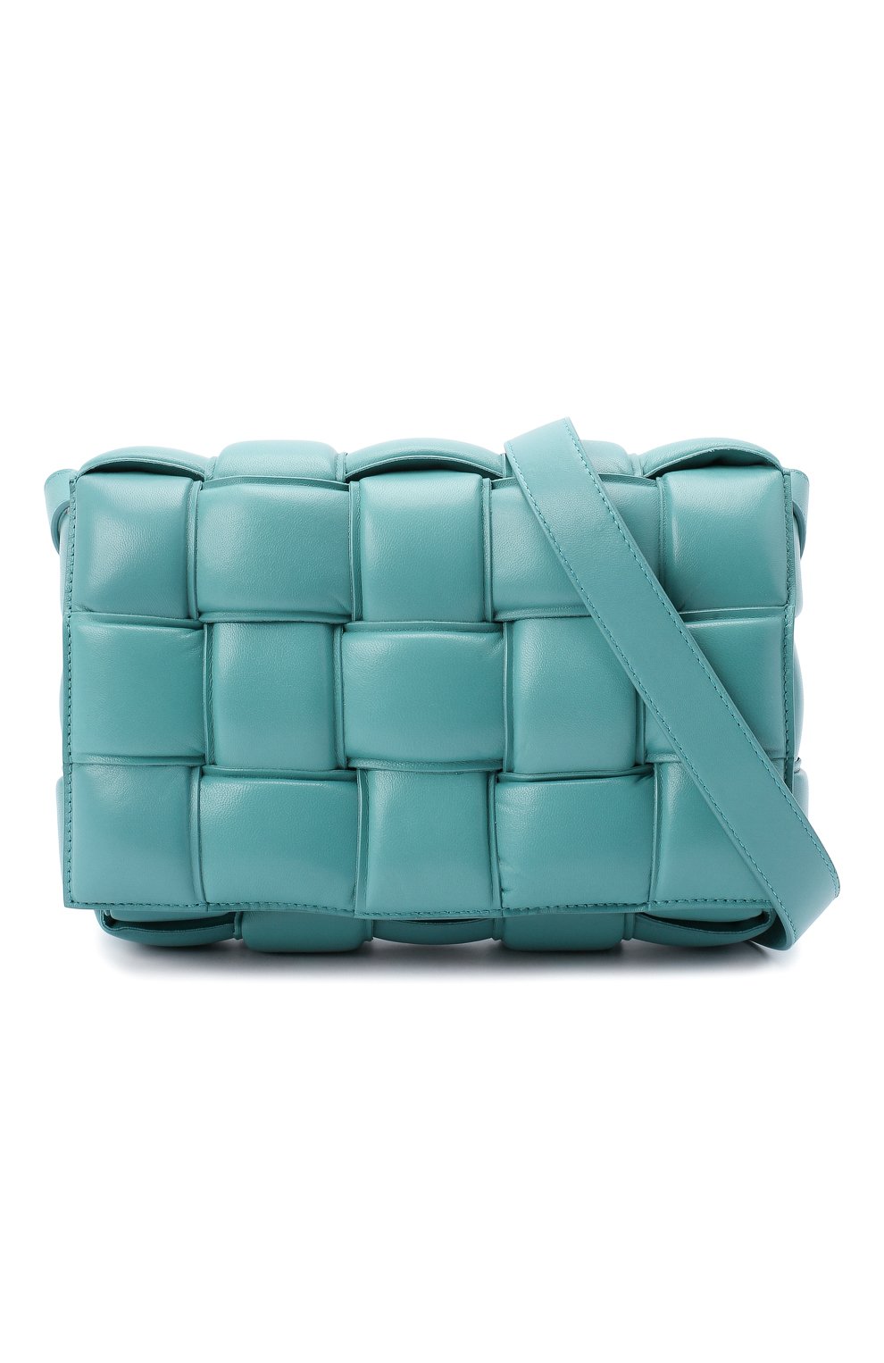 Сумка padded cassette BOTTEGA VENETA голубого цвета по цене 523000 руб., арт. 591970/VCQR1, фото 5 Сумка padded cassette BOTTEGA VENETA, арт. 591970/VCQR1, фото 5