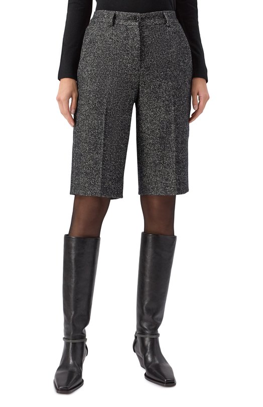 Шерстяные шорты Dolce & Gabbana FTDD0T/FCBAJ Серый  FTDD0T/FCBAJ Фото 3