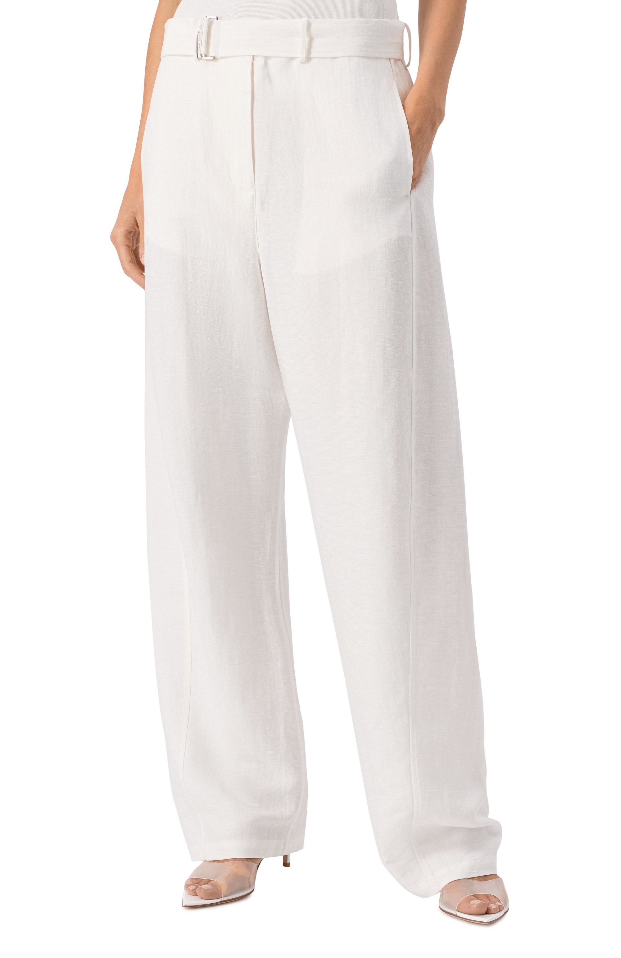 Брюки из вискозы и льна MAGDA BUTRYM, арт. 138525, фото 3