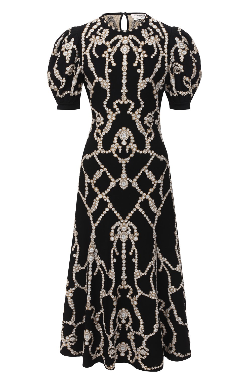Платье из вискозы и шелка ALEXANDER MCQUEEN, арт. 633660/Q1AP2, фото 1