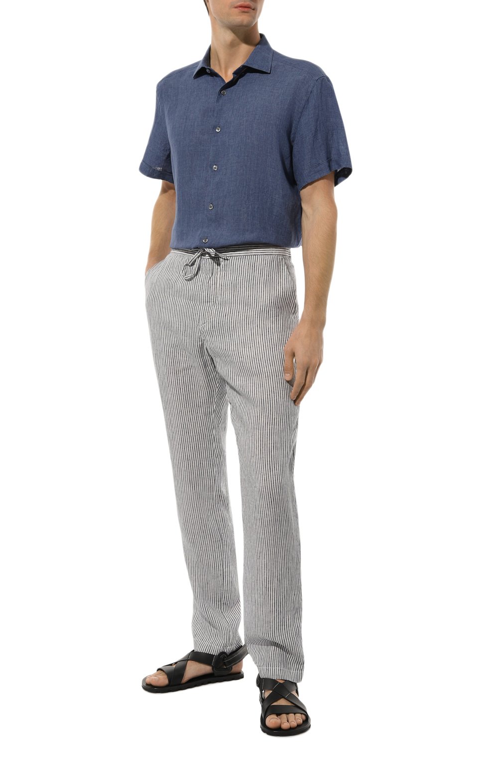 Льняная рубашка ZEGNA, арт. UDX38A7/SCF5, фото 2