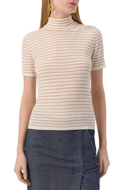 Водолазка из шерсти и шелка MAX MARA STUDIO, арт. FIEMME, фото 3