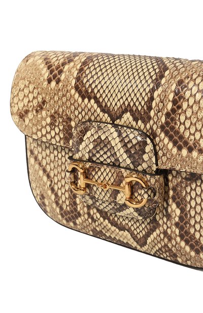 Сумка 1955 horsebit mini из кожи питона GUCCI, арт. 658574 EZ6JG, фото 3