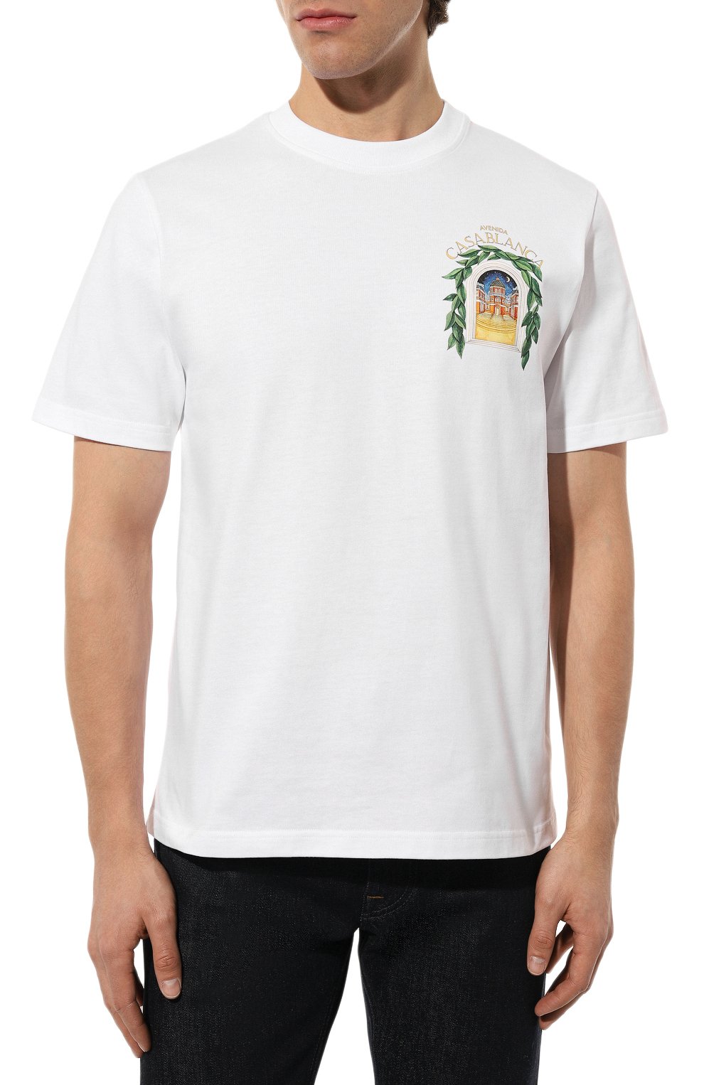 Хлопковая футболка CASABLANCA, арт. MS23-JTS-001-11, фото 3