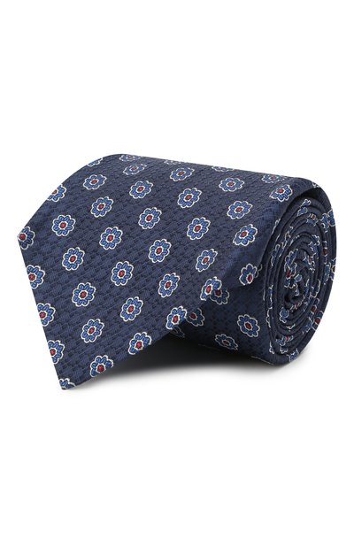 Мужской шелковый галстук KITON, арт. UCRVKAC02G2101001/MTM/0019836