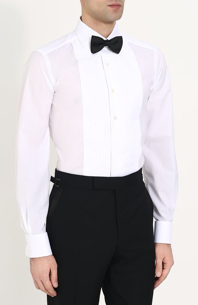 Хлопковая сорочка под смокинг TOM FORD, арт. 3FT287/94SIJE, фото 4