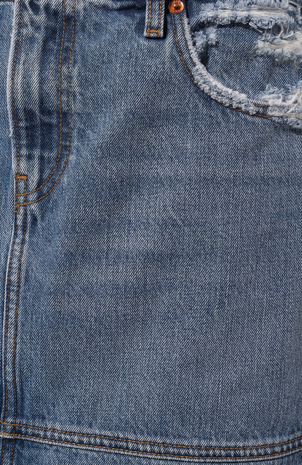 Джинсовая юбка RE/DONE голубого цвета по цене 52750 руб., арт. 148-05WMRSPSK, фото 5 Джинсовая юбка RE/DONE, арт. 148-05WMRSPSK, фото 5