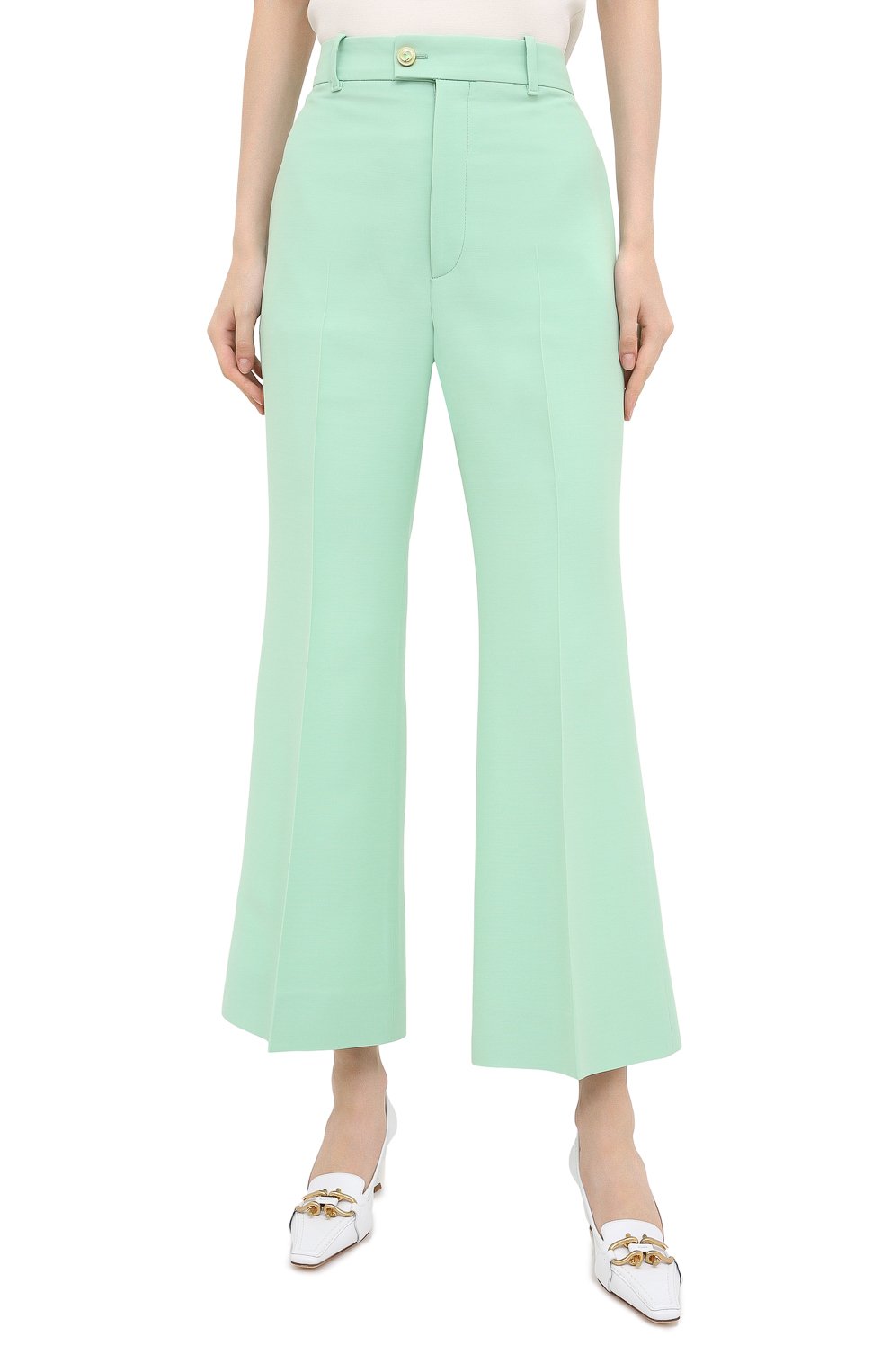 Брюки из шелка и шерсти GUCCI, арт. 632257/ZAD88, фото 3