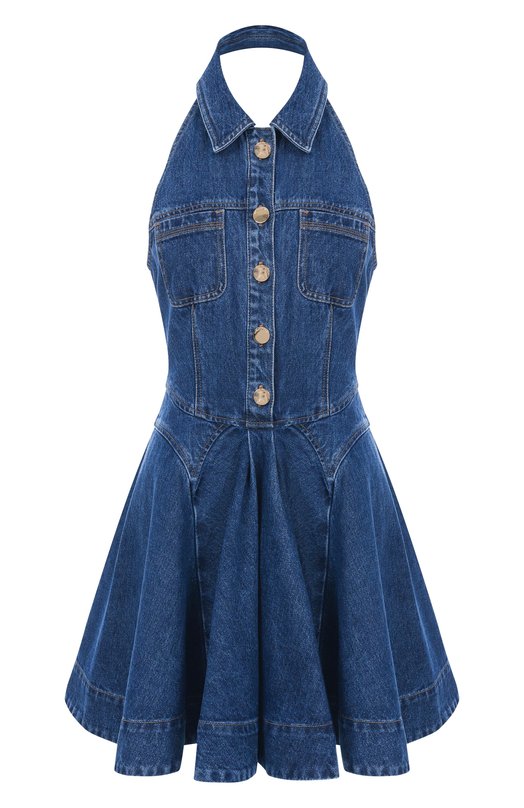Джинсовое платье self-portrait PF25830SBL Синий PF25830SBL