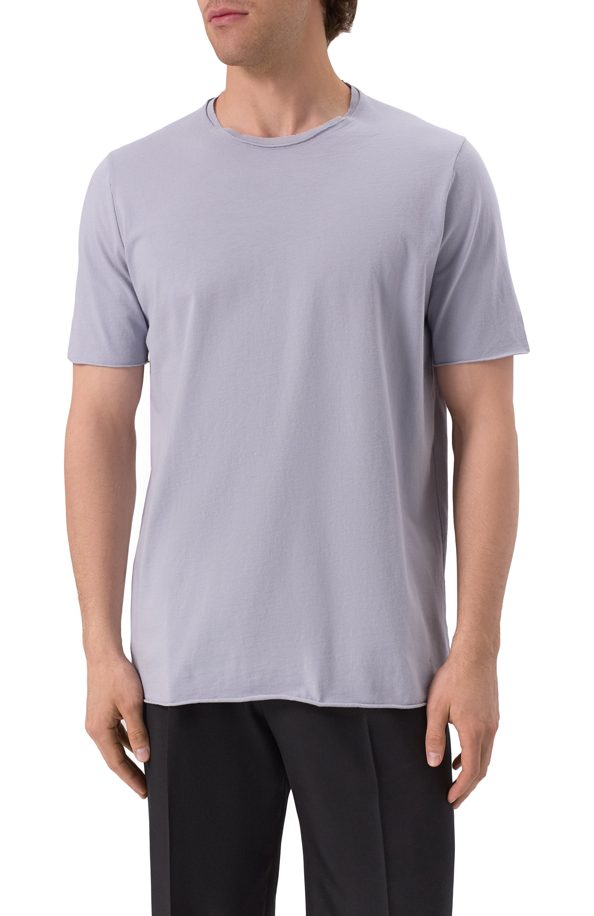 Хлопковая футболка HANNES ROETHER, арт. D35DAY.242.213, фото 3