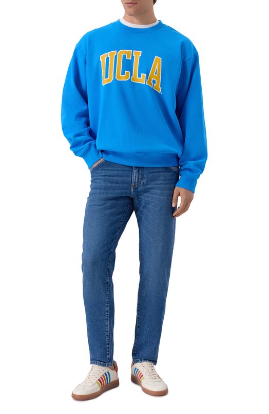 Кожаные кеды Boxer Dsquared2 SNM0439 Кремовый  SNM0439 Фото 2
