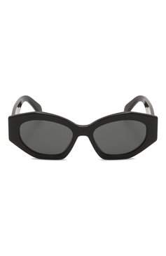 Женские солнцезащитные очки CELINE EYEWEAR черного цвета, арт. CL40238U 01A | Фото 3 (Региональные ограничения белый список (Axapta Mercury): Не проставлено; Нос: Не проставлено; Материал: Пластик; Тип очков: С/з; Оптика Гендер: оптика-женское; Очки форма: Овальные)