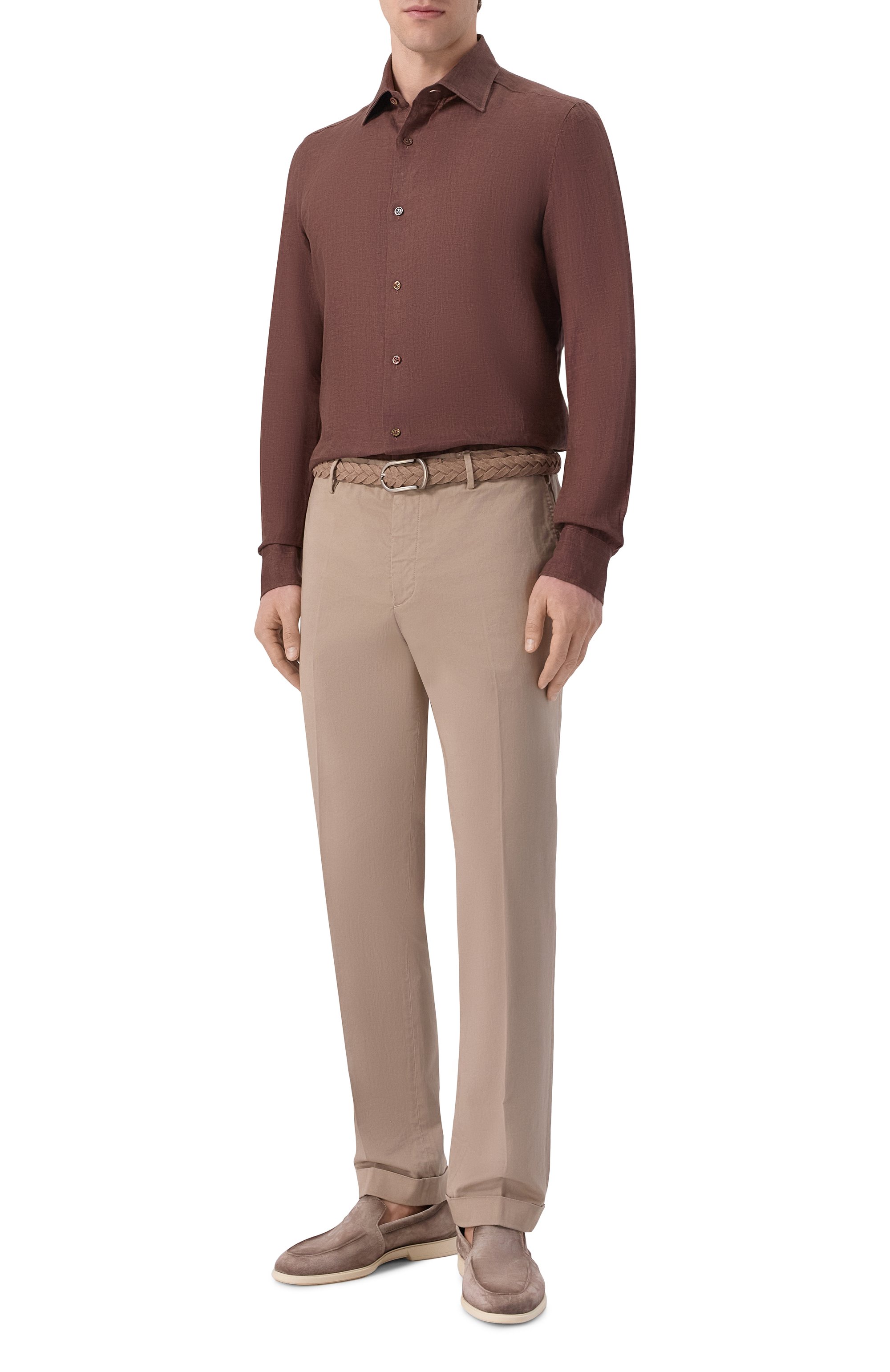 Льняная рубашка GIAMPAOLO, арт. 608/TS44322, фото 2