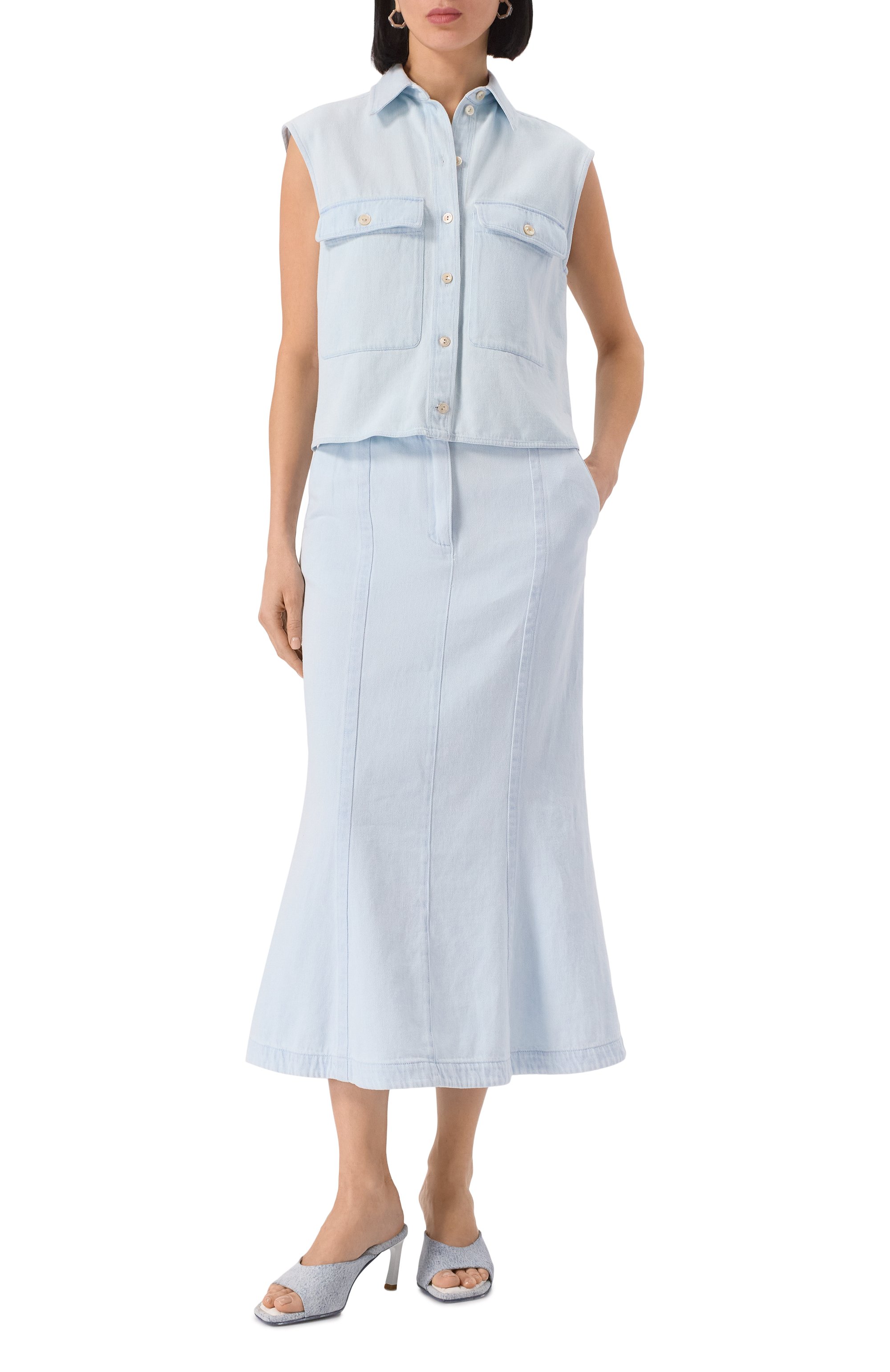 Джинсовый жилет AGNONA, арт. TF0907E/U2079, фото 2