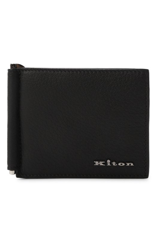 фото Кожаный зажим для купюр kiton