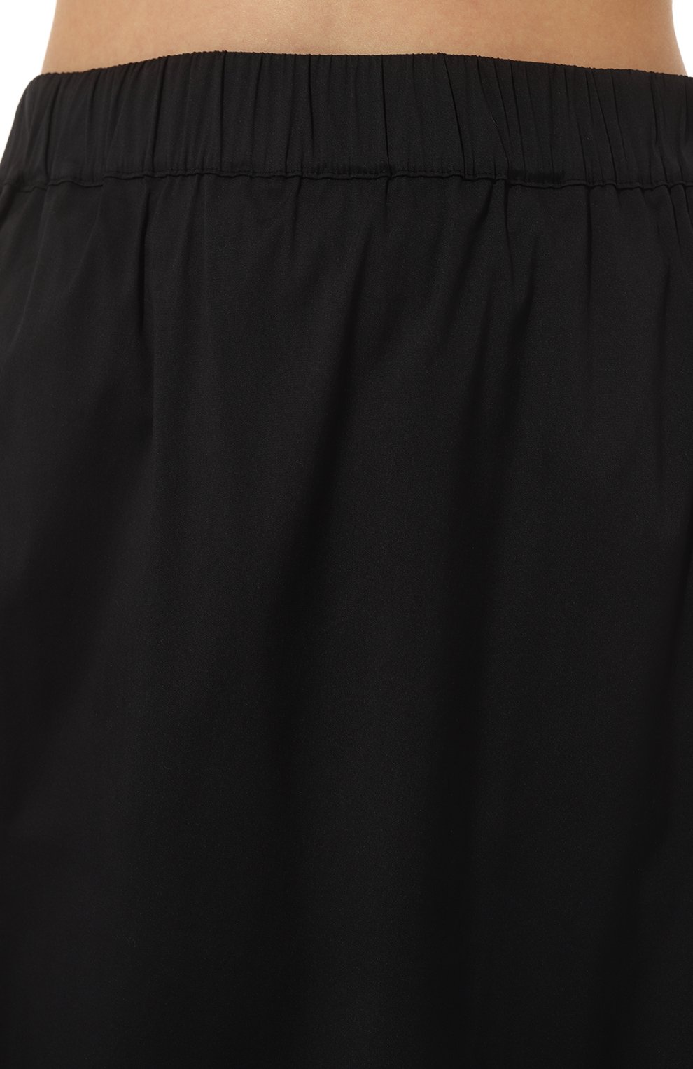 Хлопковая юбка WEEKEND MAX MARA черного цвета по цене 23410 руб., арт. RICETTA 23310101, фото 5 Хлопковая юбка WEEKEND MAX MARA, арт. RICETTA 23310101, фото 5