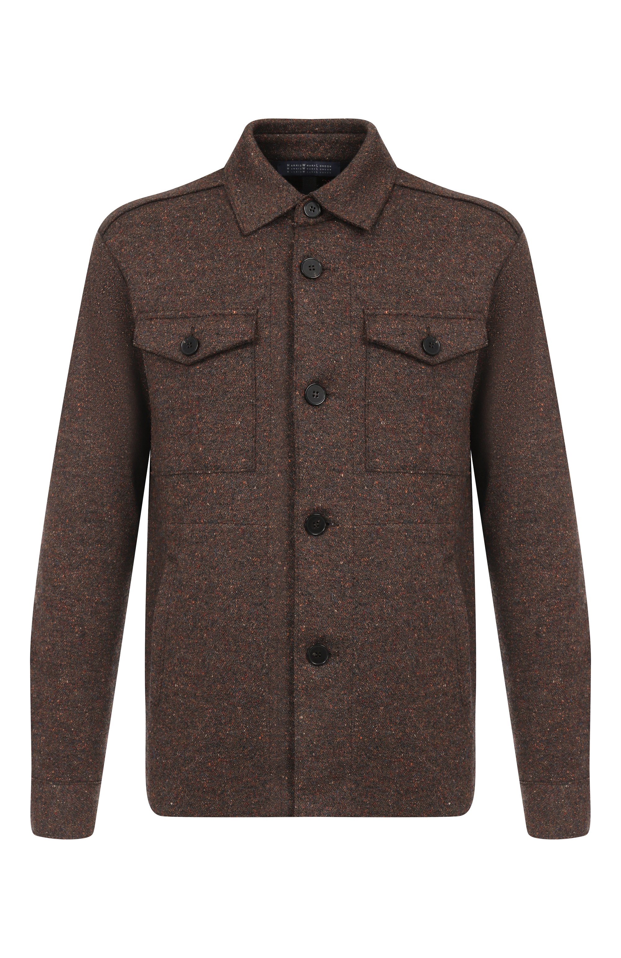 Куртка-рубашка из шерсти и шелка HARRIS WHARF LONDON, арт. CH9320MDH, фото 1