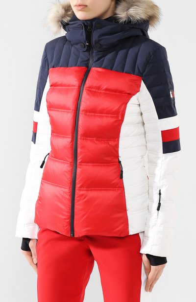 Пуховик rossignol TOMMY HILFIGER разноцветного цвета по цене 66990 руб., арт. WW0WW26369, фото 3 Пуховик rossignol TOMMY HILFIGER, арт. WW0WW26369, фото 3