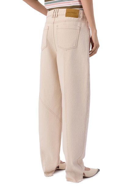 Джинсы HALFBOY кремового цвета по цене 57900 руб., арт. HS261WP049 DM013/B0YFRIEND JEANS, фото 4 Джинсы HALFBOY, арт. HS261WP049 DM013/B0YFRIEND JEANS, фото 4