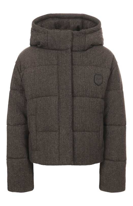 Шерстяной пуховик The Kooples FD0U31003K Серый FD0U31003K