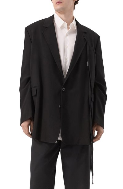 Пиджак из вискозы ANN DEMEULEMEESTER, арт. B0012470/FA558, фото 4