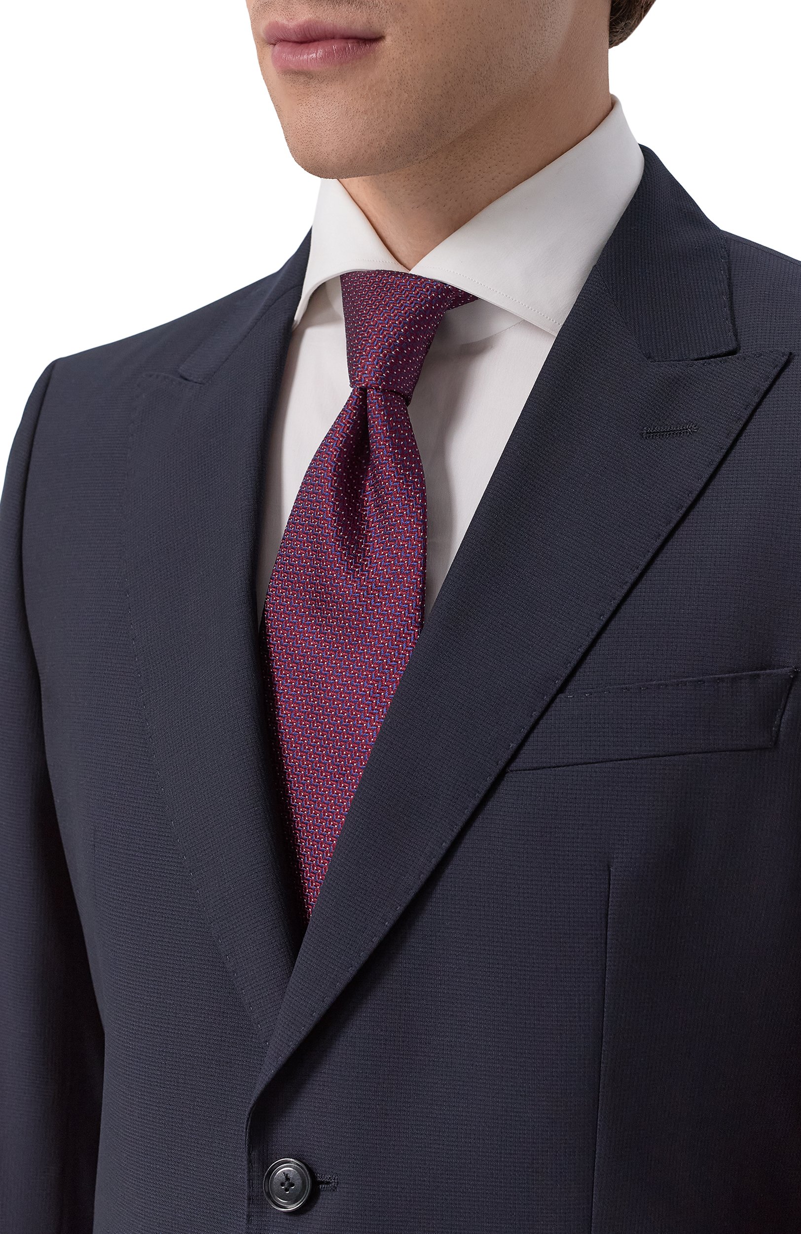 Шелковый галстук CORNELIANI, арт. 28U302/2A20306, фото 2
