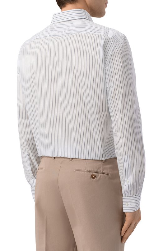 Хлопковая сорочка HUGO 50555319 Белый  50555319 Фото 4