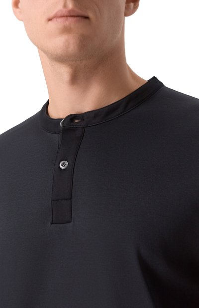 Хлопковый лонгслив-хенли BOGNER, арт. 58099436_, фото 5