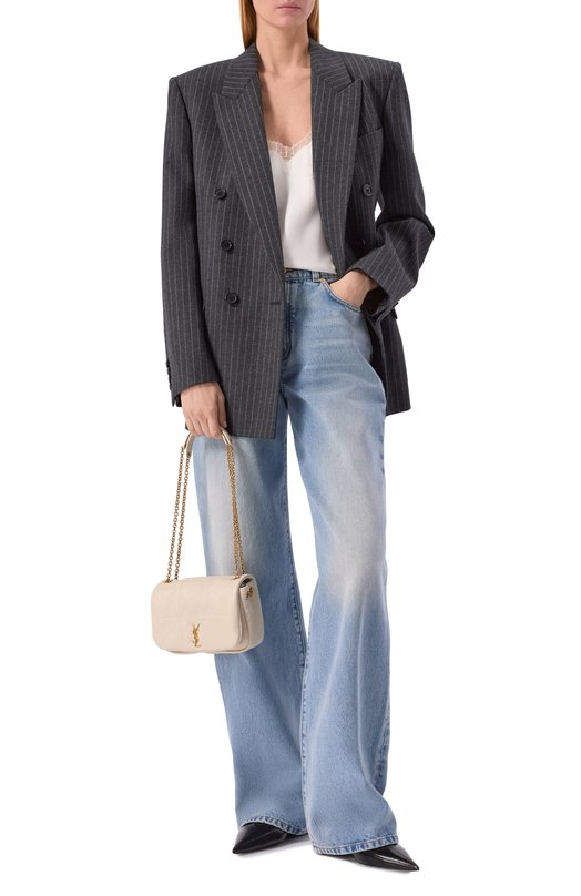 Сумка Jamie 4.3 mini Saint Laurent 766754/AAB32 Кремовый  766754/AAB32 Фото 7