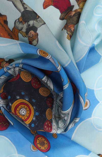 Шелковый платок на катке GOURJI, арт. 91144437/4461172, фото 3