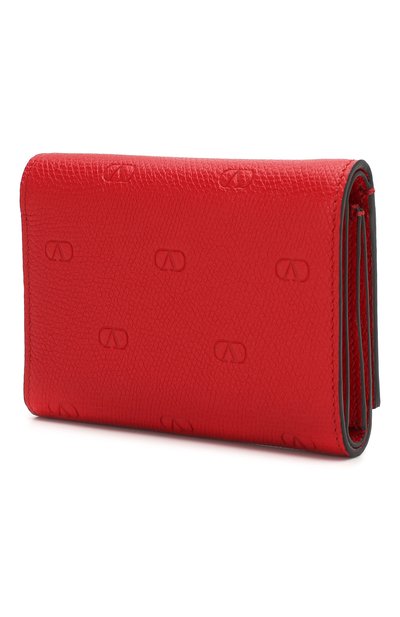 Кожаное портмоне vsky VALENTINO красного цвета по цене 58900 руб., арт. TW2P0T34/GFP, фото 2 Кожаное портмоне vsky VALENTINO, арт. TW2P0T34/GFP, фото 2