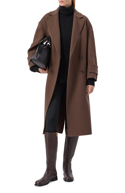 Кожаные сапоги Avenue 25 Sergio Rossi B15630/MMVN13 Коричневый  B15630/MMVN13 Фото 3