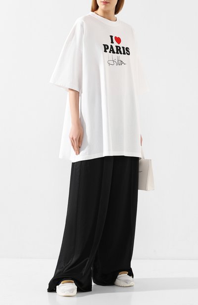 Хлопковая футболка VETEMENTS, арт. SS20TR248 1618/W/WHITE, фото 2