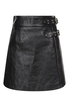 Кожаная юбка MIU MIU, арт. MPD592-1SNT-F0002, фото 1