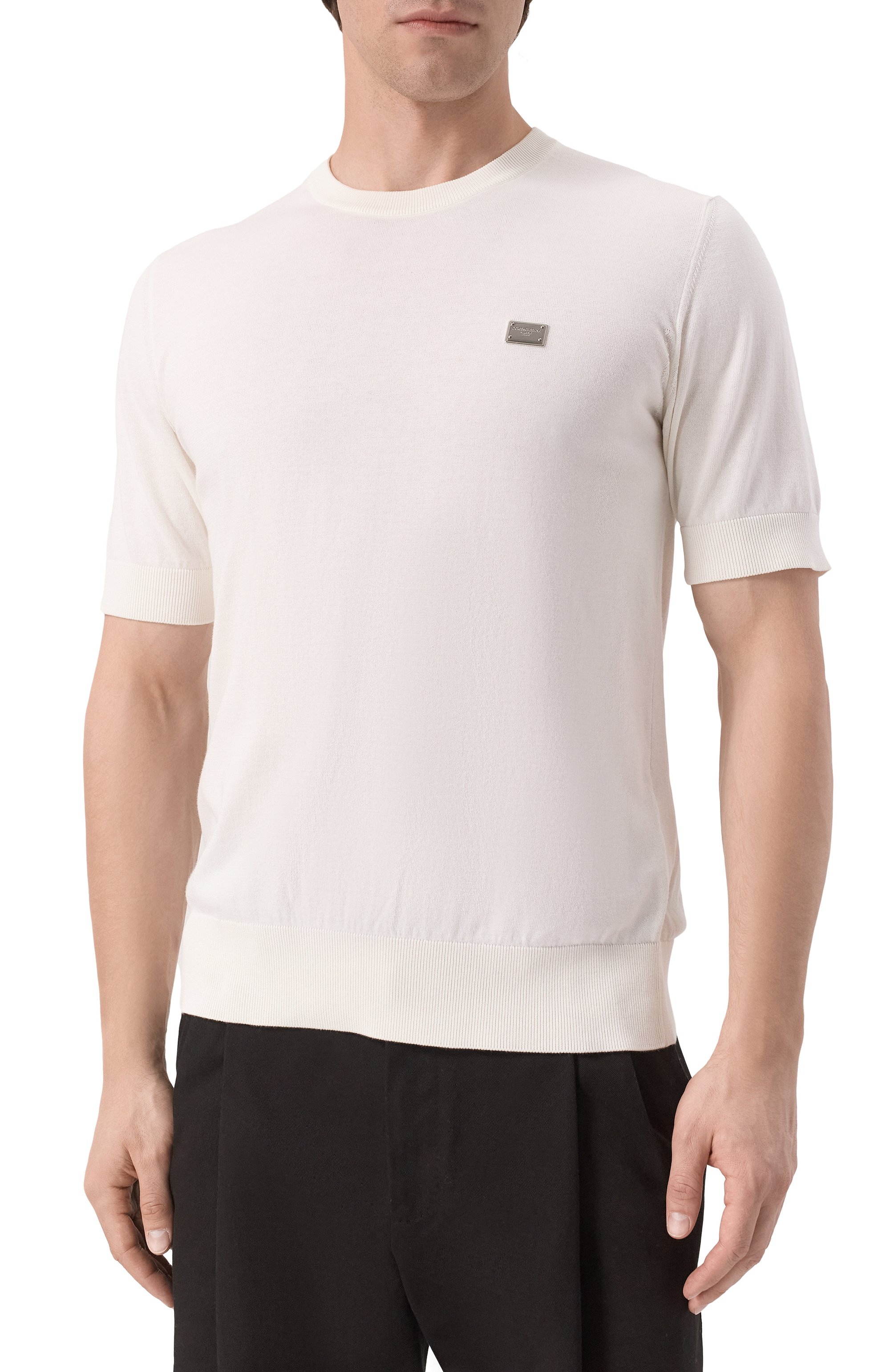 Хлопковый джемпер DOLCE & GABBANA, арт. GXX03T/JBCE9, фото 3